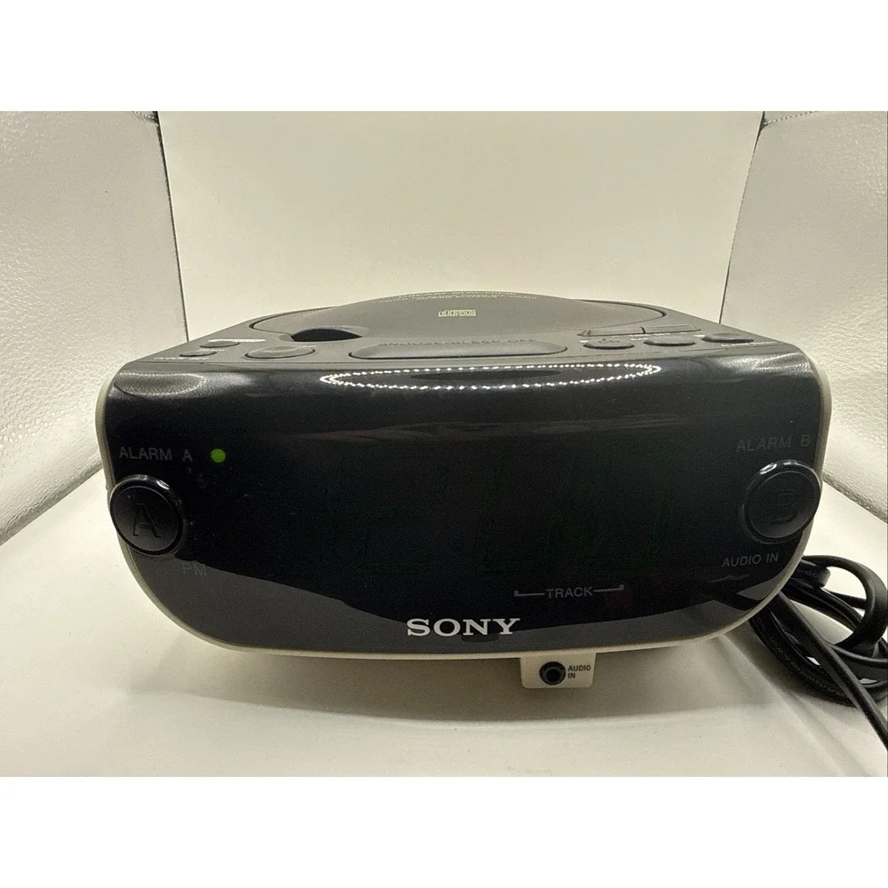Sony ICF-CD815 Dream Machine AM FM Alarm Clock Radio CD Player TESTED